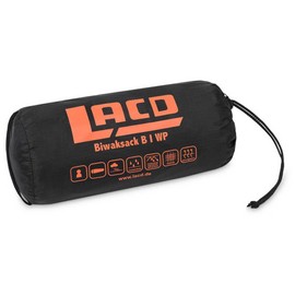 LACD Unisex - Adult Bivy Bag B I WP Breathable Sleeping Bags, Orange/Grey, 20 x 9 cm