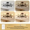 Karjearl Black Semi Flush Mount Ceiling Light, 27.5 Inch 5-Light