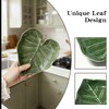 Leaf Spoon Rest, Leaf-shaped Ceramic Spoon Rest for Stove Top,