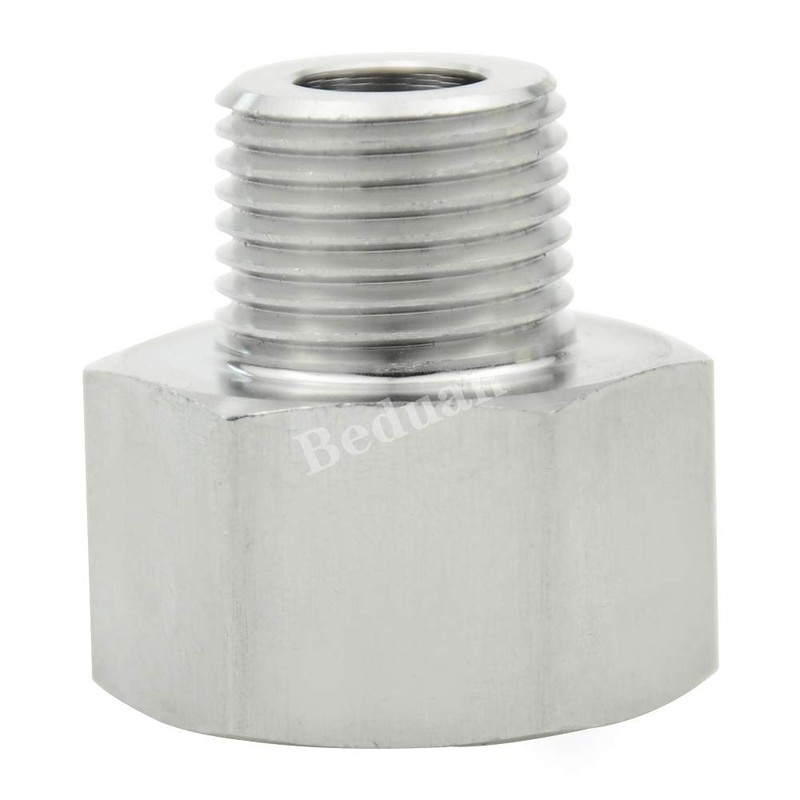 Beduan Stainless Steel Thread Adapter M20x1.5 Female to NPT 1/2"