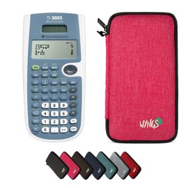 Calcuso TI-30XS MultiView Calculator Economy Pack Pink