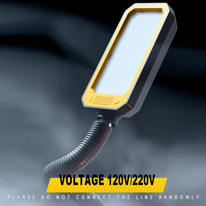 XINYIQI 20" LED Gooseneck Work Light 1500LM, Adjustable Machine Lamp