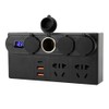 200W Car Inverter 12-24V to 7USB Fast Charger Voltage Power
