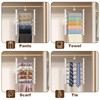 CTIME 2 Pack Stainless Steel Pants Hangers, Space Saving Closet