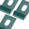 10Pcs Base Clips, Greenhouse Attaches Aluminium Fixings Hooks for Greenhouse