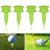 Munsesi 100pcs Golf Tees Plastic, 25mm Green Castle Golf Tees,