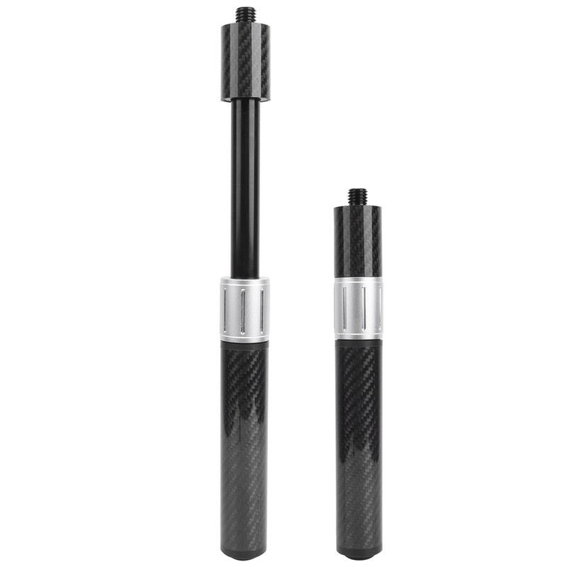 Adjustable Extender Billiard Telescopic Pool Cue Extension Accessory Parts Carbon