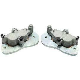 Front Brake Calipers & Sintered Pads For Can Am Maverick Trail/Sport/X3 2017-2022, Defender Max/Pro 2016-2022, Commander 1000/700 2021-2022, Replace 705601888 705601887 705601462 (Left and Right)