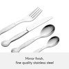 Viners Kids Mermaid 4 Piece 18/0 Silver Stainless Steel Cutlery