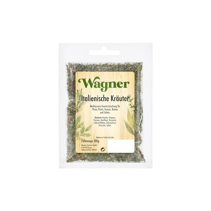 Wagner Green Forest Italian Seasoning Herbs 100 g in Bag