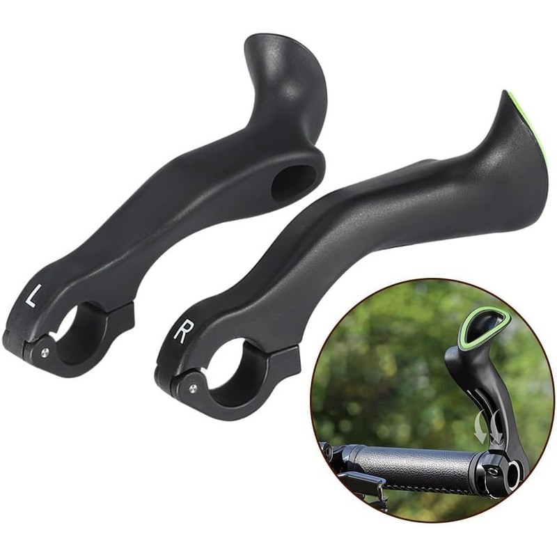 Esshogo Ergonomic design MTB bicycle handlebar ends for mountain bikes,