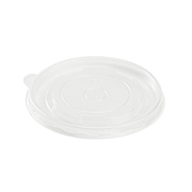 Karat C-KDL112-PP PP Flat Lid for 16 oz Paper Food Container (Case of 1000)