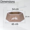 26.8inch Christmas Tree Skirt Foldable Burlap Xmas Tree Stand Base