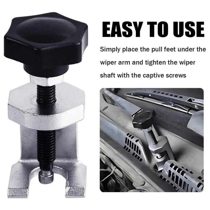 JNNJ Wiper Arm Puller, Steel Car Self Windshield Wiper Arm