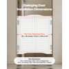 VEVOR Double Saloon Doors, 36" W x 36" H Arched