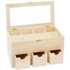 Wooden Tea Box Tea Box Tea Bag Storage Box with