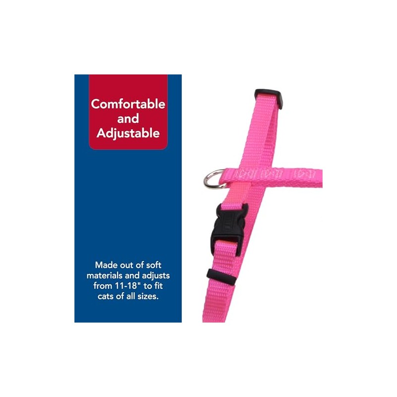 Coastal Pet Products CCP6341RED Nylon Ajustable Figura H Arnés para