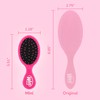 Wet Brush Mini Detangler Hair Brush, Pink, Detangling Travel Hairbrush,