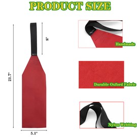 MOPHOEXII kayak safety flag canoe flag towing flag，kayak accessories safety kit，red kayak flag with Webbing Fit for Kayaks Canoes