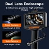Mcbazel Dual Lens Endoscope Camera with Light, IP67 Waterproof Snake