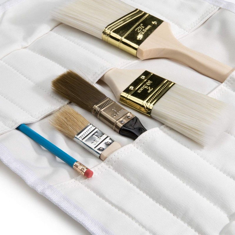 Dickies Work Gear 57046 White Paint Brush Roll, Small