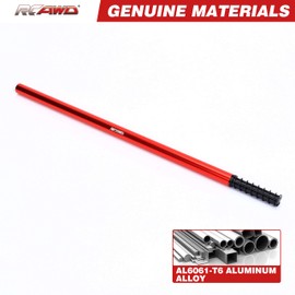 RCAWD Center Drive Shaft 185MM Alum Alloy for 1/10 ARRMA Outcast 4S ARA102692 ARA4410V2 Upgrade Parts (Red)