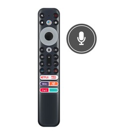 AULCMEET RC902V-FMR5 Voice Replacement Remote Control Compatible with TCL 4K OLED Smart TV 50S434 55S434 65S434 50S446 50S546 70S430 75S434 43S446 55S446 55R646