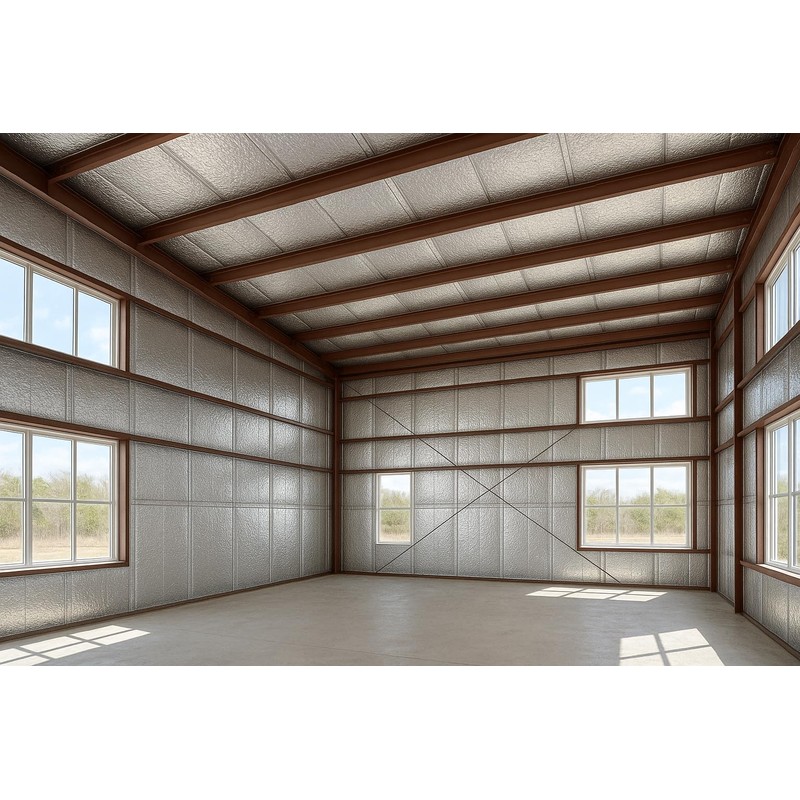 SmartSHIELD -5mm 24''X50ft R17 Reflective Insulation Roll, Foam Core Radiant