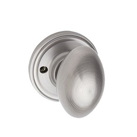 Copper Creek EK2090SS Egg Door Knob, Dummy Function, 1 Pack, in Satin Stainless