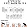 French False Nails Short - 24pcs Light Pink Press on