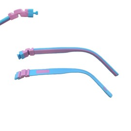 Glasses Replacement Leg Silicone Eyeglasses Arms Accessories Anti-Slip Child Glasses Leg Replacement Repair Kit(Purple)