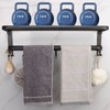 TocTen Towel Rack for Bathroom, Foldable Towel Holder with Double
