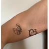 2 Sheets Temporary Whale Tattoo Wave Tattoo Anchor Tattoo Dolphin