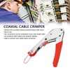 Coaxial Cable Crimping Tool Kit Tool Steel Cable Crimper and