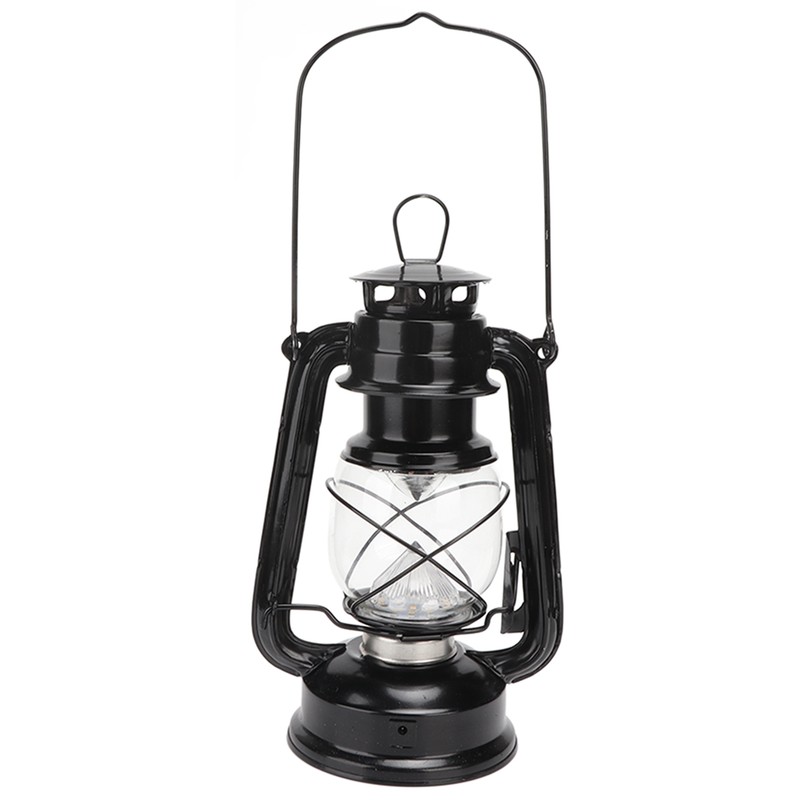 Vintage Camping Lantern 24h Battery Life USB Charging Detachable Lampshade