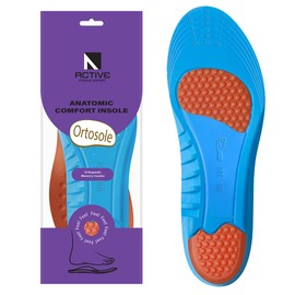 Ortosole Orthopedic Memory Foam Insoles, Massaging and All-Day Shock Absorption Neutral Arch Support, Orthotic Insole for Children Comfort Shoe Inserts (Women's 5-9)