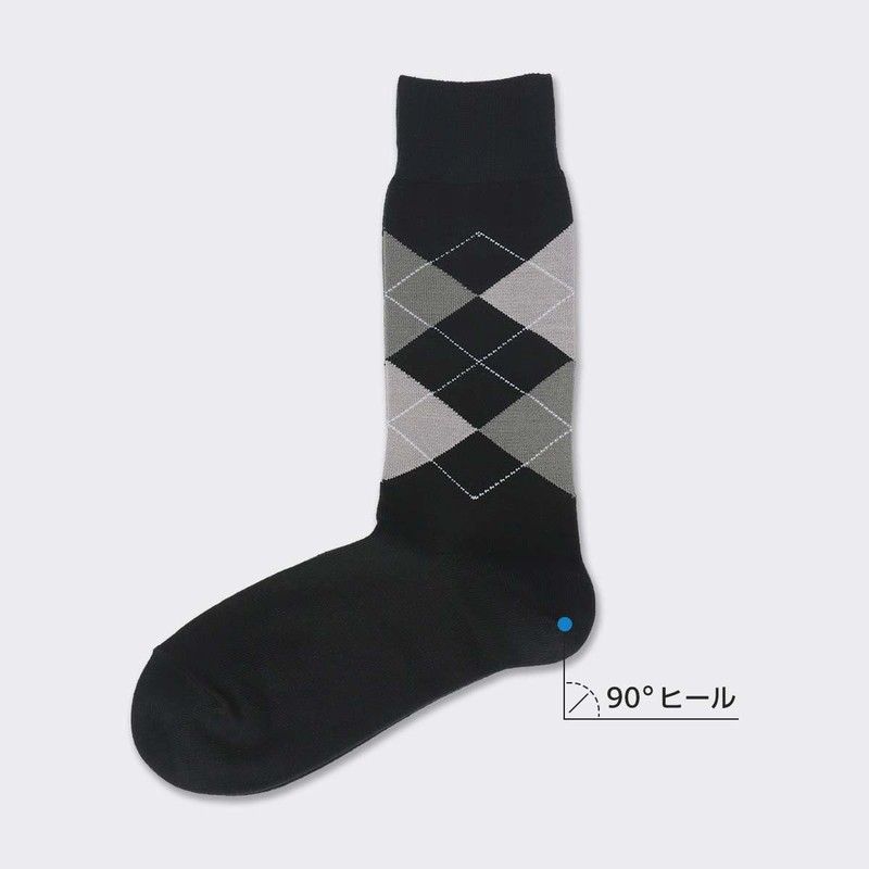 [NAIGAI Style] Standard 02352613 90° Crew Length Casual Socks, Unisex,