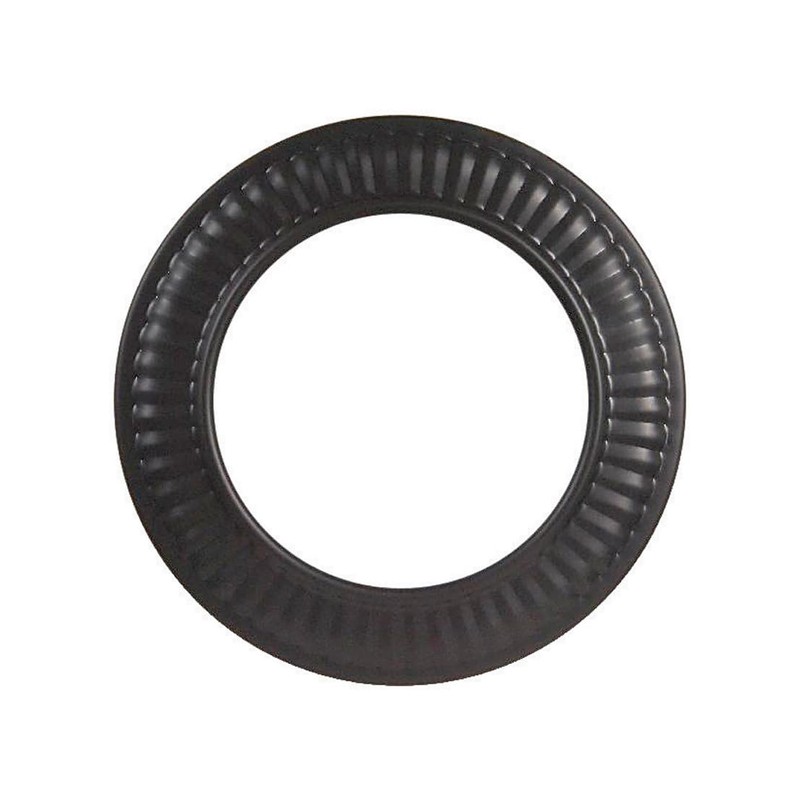 7" Diameter 24 Gauge Black Trim Collar