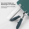 DAILIENFUS 3-Piece Set Nail Clippers with Eagle Beak Angle for