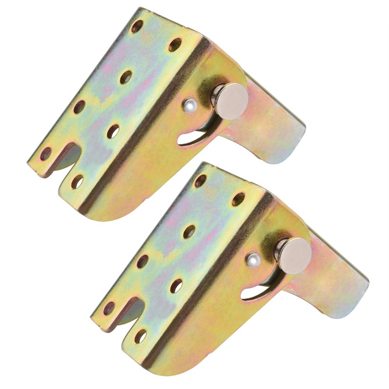 4Pcs Folding Self Bracket Locking Hinge with Screws, Leg Fittings