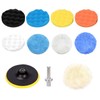 Mardatt 13Pcs 6" Car Polishing Pad Kit Includes 6" Buffing