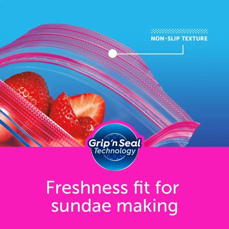 Ziploc Gallon Storage Bags with New Stay Open Design {208