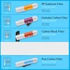 Geekpure Replacement Pre-Filters Set Twsit Quick Change Filters for RO-TW
