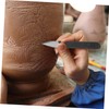 DOITOOL 4Pcs Durable Stainless Steel Clay Sculpture Tools for Pottery