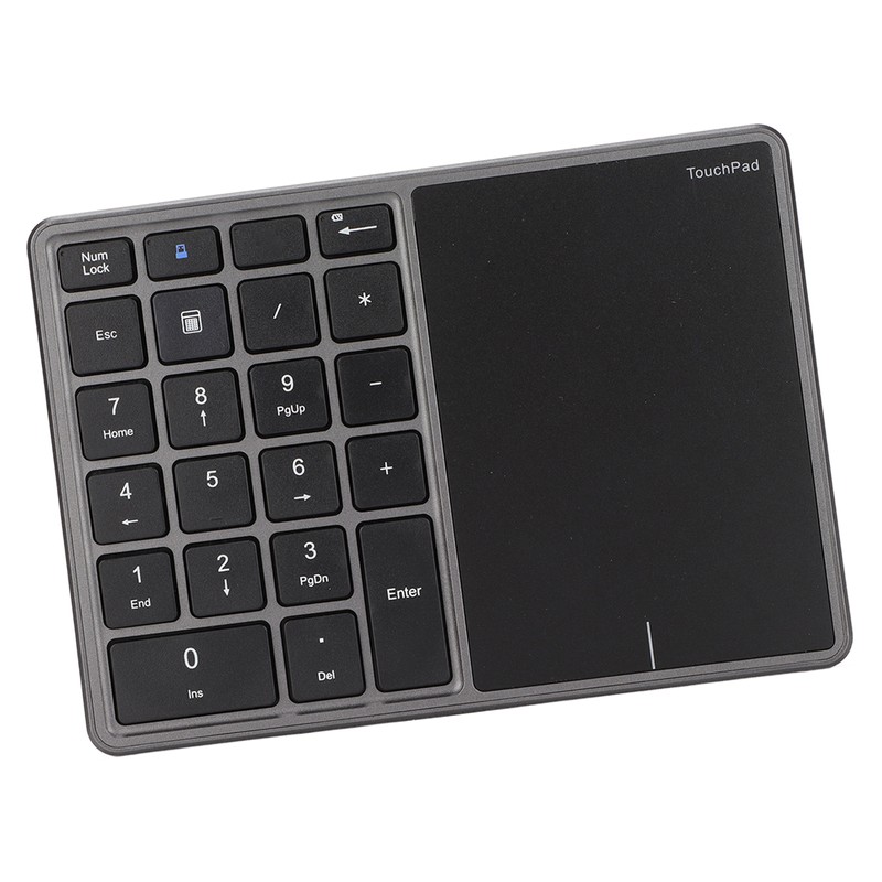 Wireless Numeric Keypad Touchpad Design 22 Keys 2.4G Dual Mode