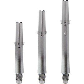 L-style L-Shaft Lock Straight Twotone Black Clear Silver Display Length 190