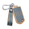 HIBEYO Flip Key Car Key Case Fits Mazda TPU Key