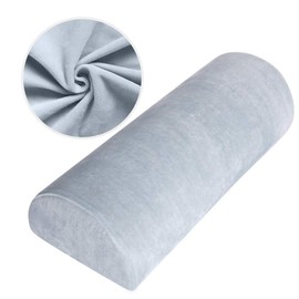 TanYoo Semi-Circular High-Resilience Urethane Pillow, Foot Pillow, Lumbar Pillow, Knee Pillow, Lumbar Support Foot Comfort, Sleep Pillow, Pressure Distribution, Fluffy Soft Velvet Fabric, Foot