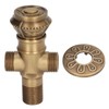 Angle Valve European Antique Style Cold Hot Water Faucet Turn