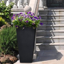 Tierra Verde Sonata Self Watering Planter 17.8 in x 36 in High End Quality